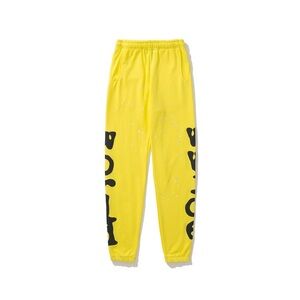 Yellow Graphic Sweatpants